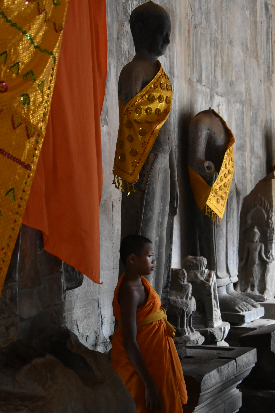 Angkor wat monje
